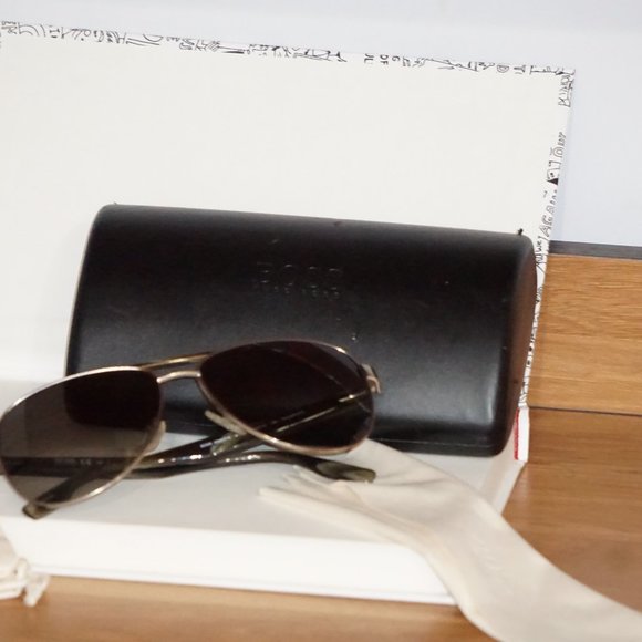 New Boss by HUGO BOSS Aviator Polarize unisex Sunglasses - Picture 8 of 8